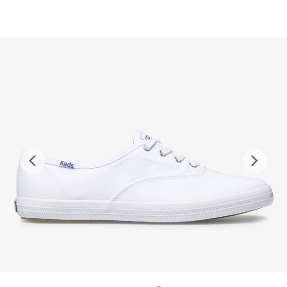 Keds Other - Keds champ CVO girls white leather sneakers 4.5